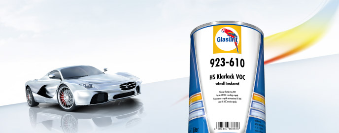 Glasurit 923-610 HS Bezfarebn lak VOC, rchloschnci