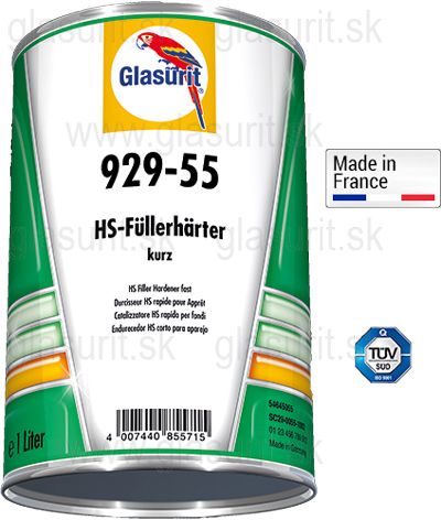 Glasurit 929-55 HS Tuidlo do plniov, krtke a Glasurit 929-56 HS Tuidlo do plniov, normal