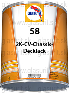 Glasurit Rad 58 2K CV Vrchn lak na asi