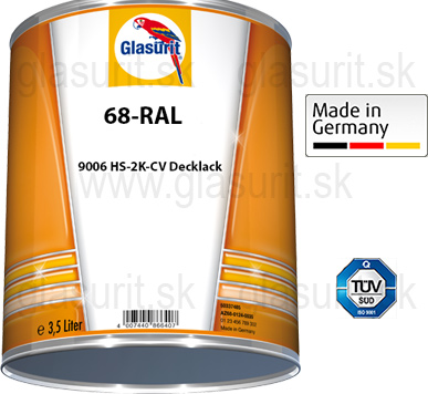 Glasurit 68-RAL 9006 HS 2K CV Vrchný lak