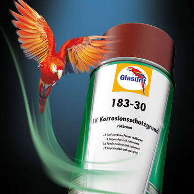 Glasurit 183-30 Zklad 1K protikorzny, ervenohned