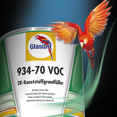 Glasurit 934-70 Zkladov plni 2K na plasty, ed